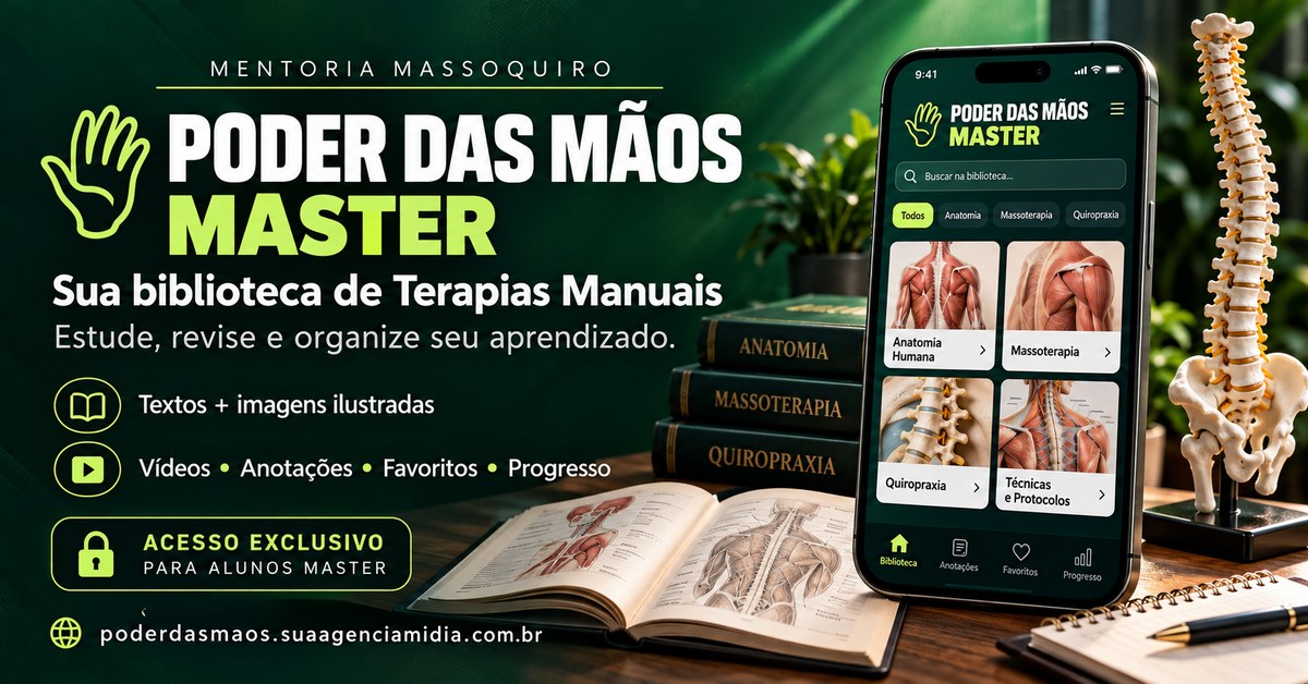 Poder das Mãos Master — Biblioteca de Terapias Manuais